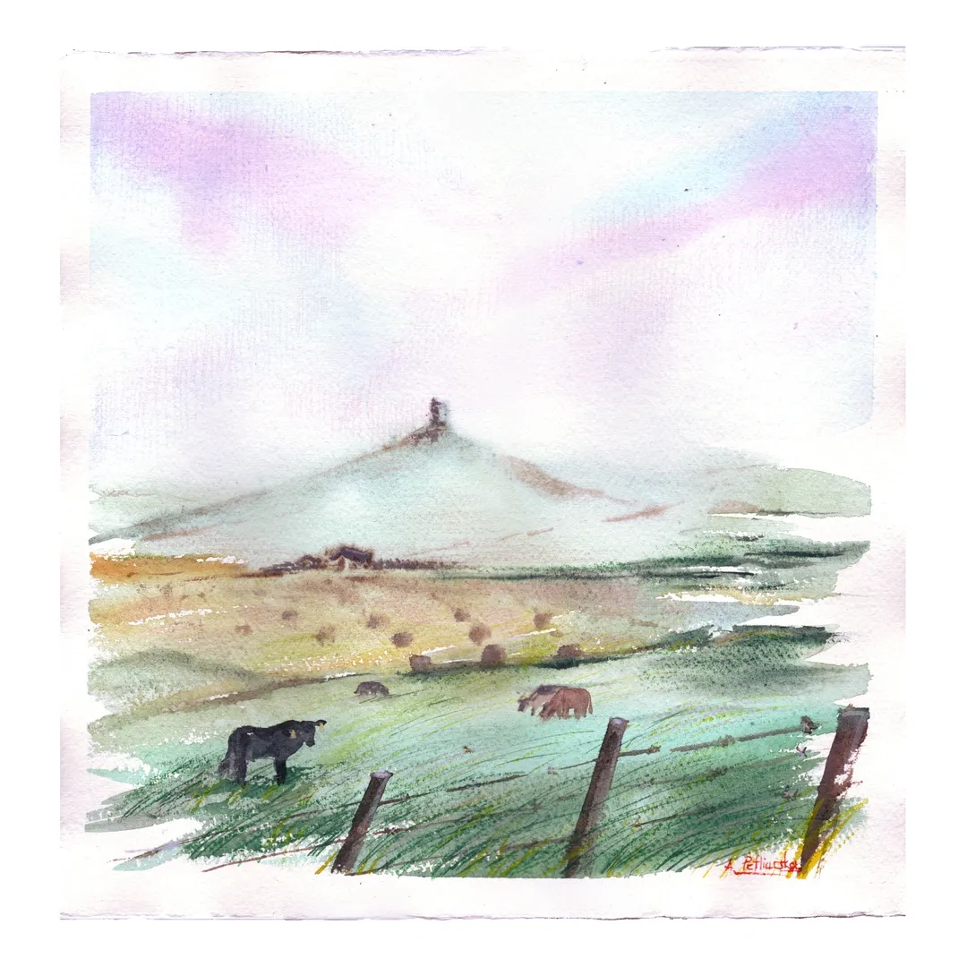 Marwick — Watercolour, 30 × 30 cm, by Alona Petliarska