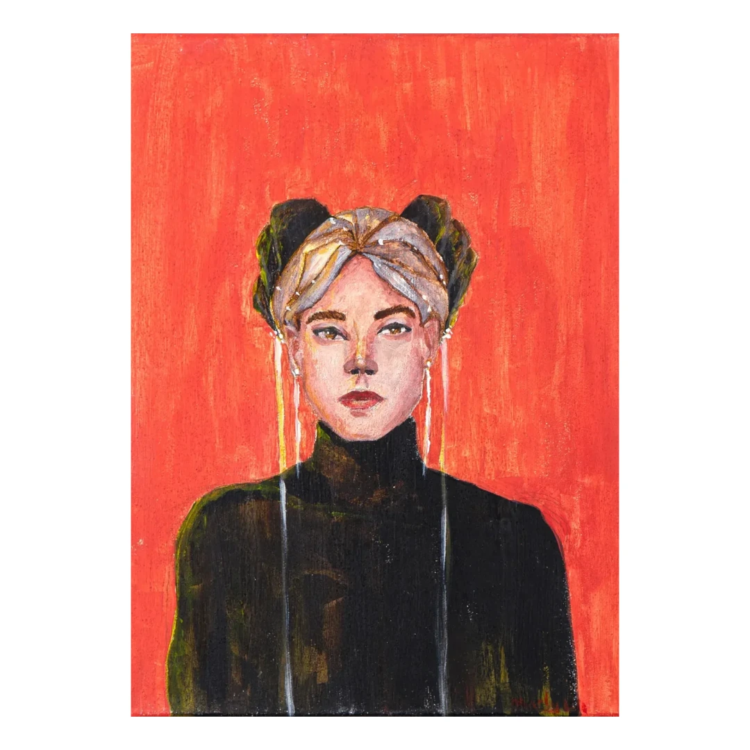 Caro — Acrylic on canvas, 30 × 40 cm, by Alona Petliarska