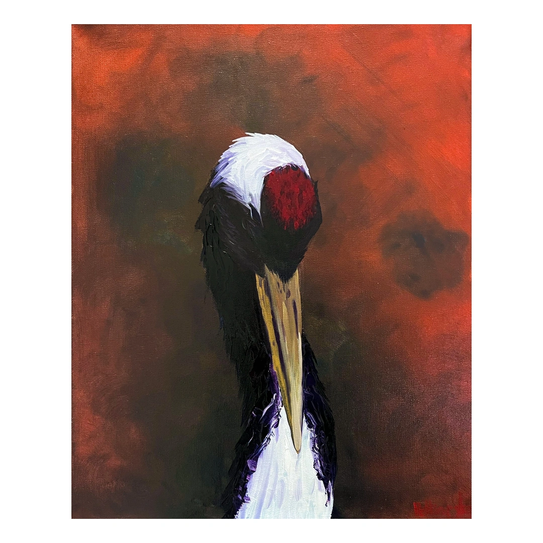 Migration — Oil, 43.5 × 53.5 cm, by Alona Petliarska