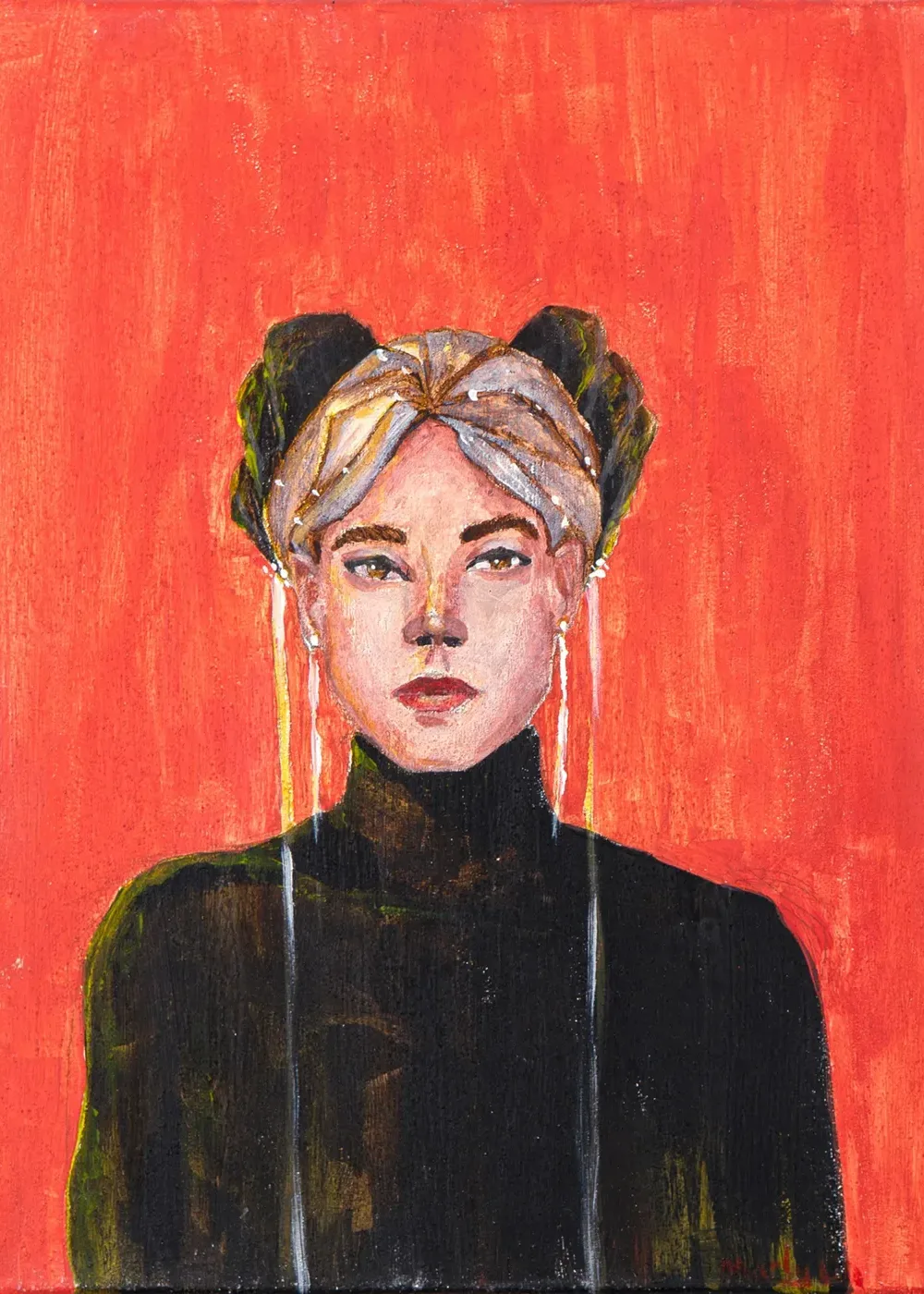 Caro — Acrylic on canvas painting by Alona Petliarska, 2024