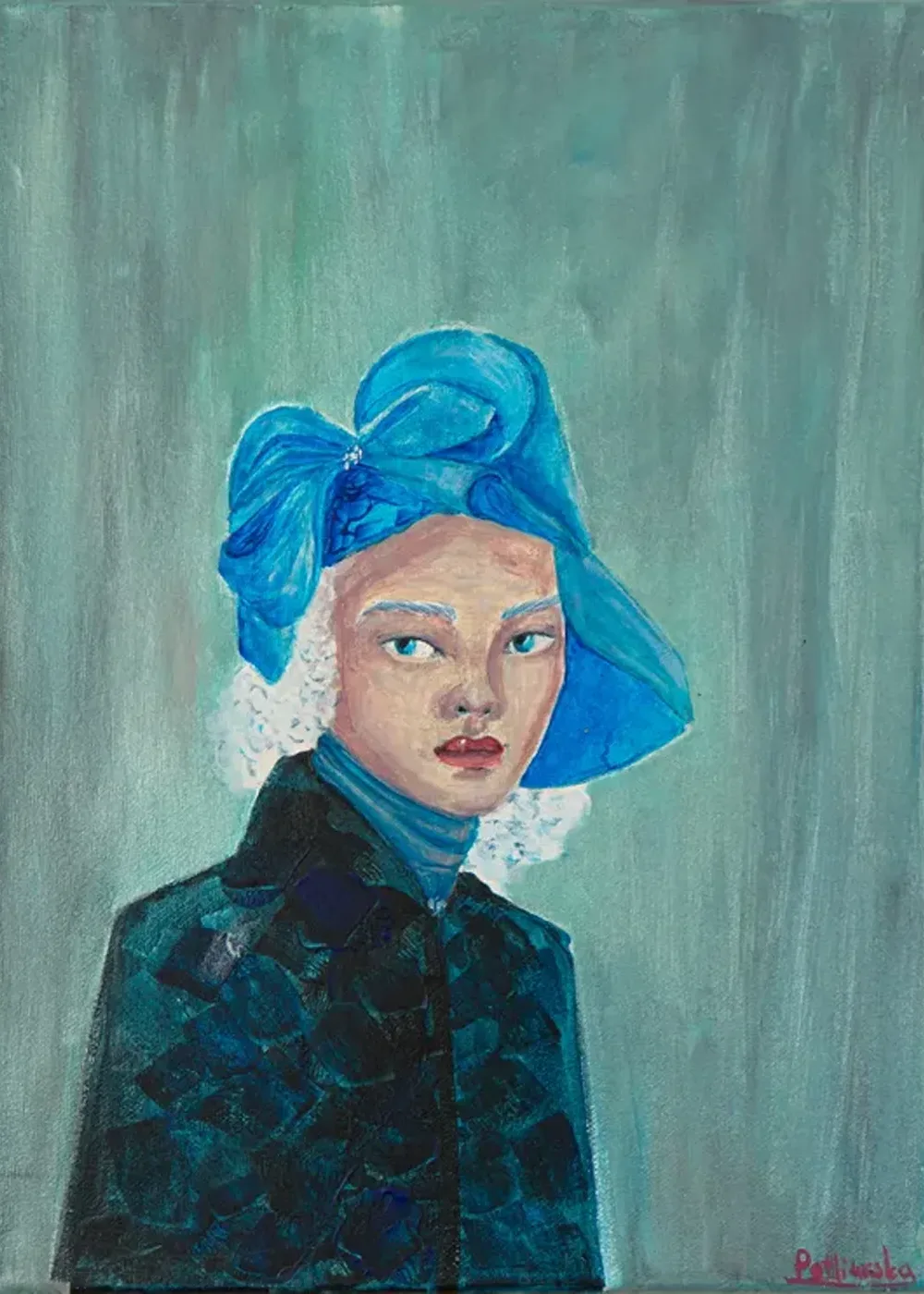 Isa — Acrylic on canvas painting by Alona Petliarska, 2025