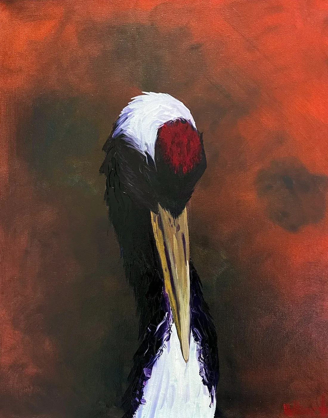 Migration — Oil on canvas painting by Alona Petliarska, 2025