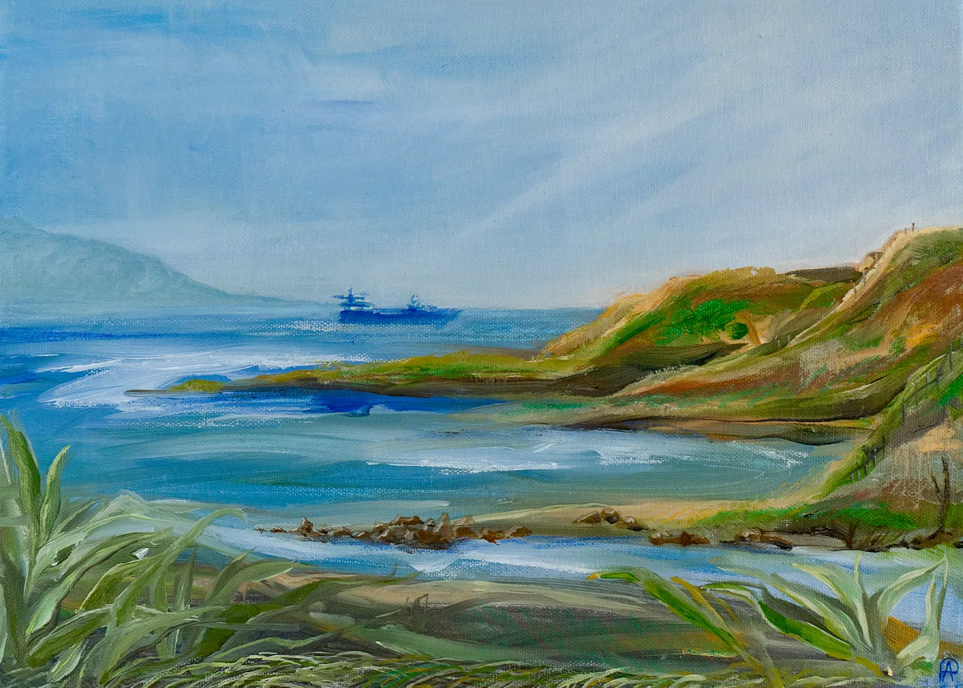 Sunny Day — Oil on canvas painting by Alona Petliarska, 2025