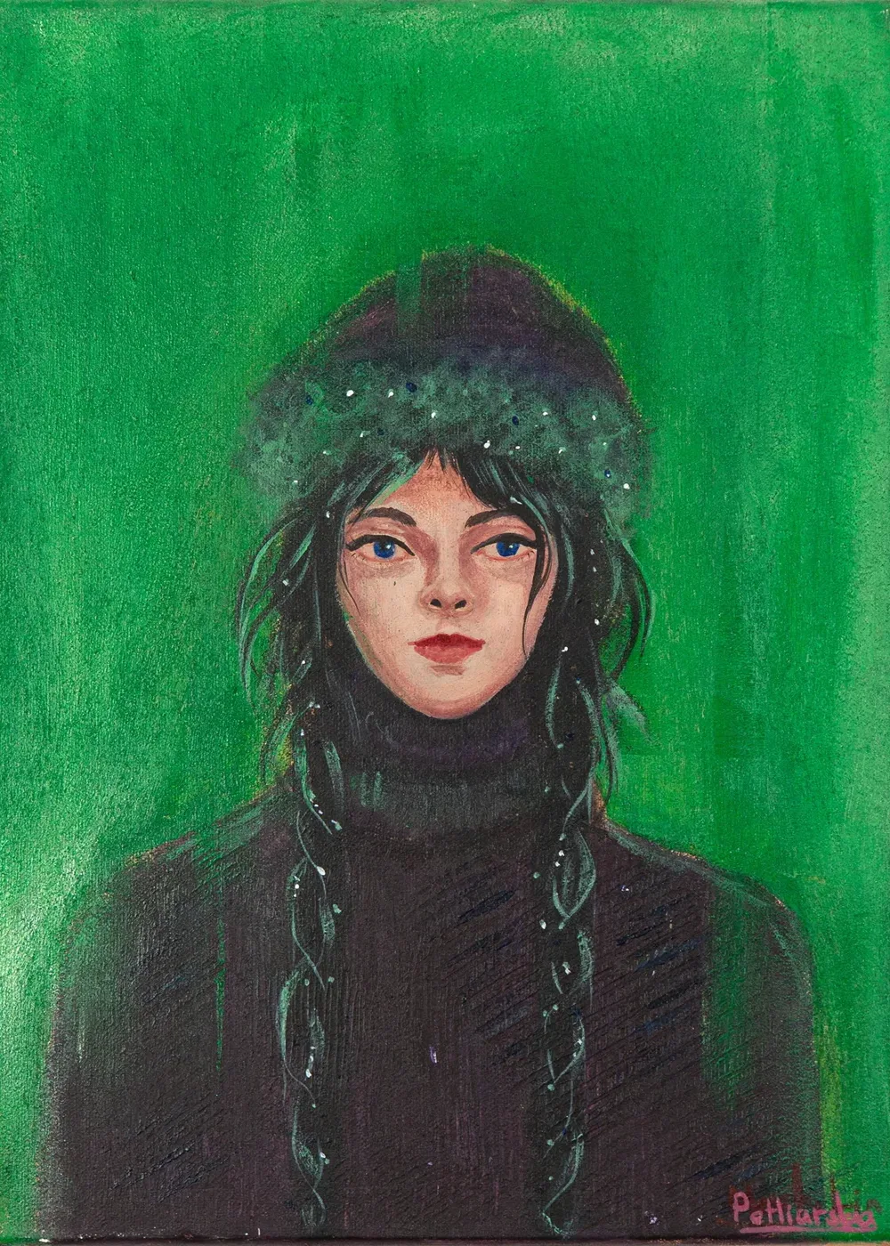 Vero — Acrylic on canvas painting by Alona Petliarska, 2025